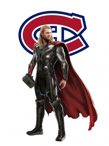 Montreal Canadiens Thor Logo heat sticker