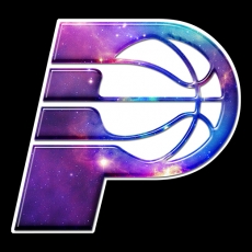 Galaxy Indiana Pacers Logo heat sticker