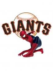 San Francisco Giants Spider Man Logo custom vinyl decal