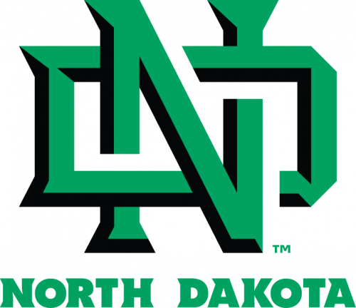 North Dakota Fighting Hawks 2012-2015 Primary Logo heat sticker