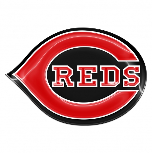 Cincinnati Reds Crystal Logo heat sticker