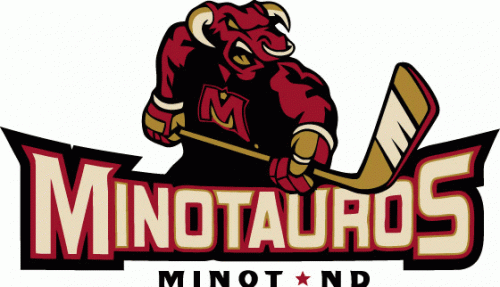 Minot Minotauros 2012 13-2013 14 Alternate Logo custom vinyl decal