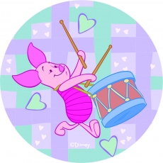 Disney Piglet Logo 23 heat sticker