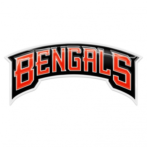 Cincinnati Bengals Crystal Logo heat sticker