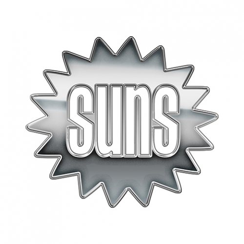 Phoenix Suns Silver Logo heat sticker