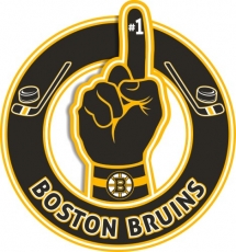 Number One Hand Boston Bruins logo custom vinyl decal