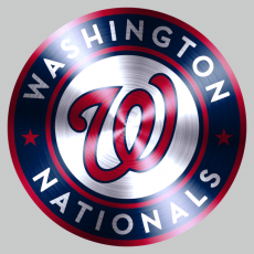 Washington Nationals Stainless steel logo heat sticker