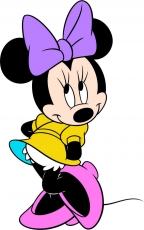 Minnie Mouse Logo 06 heat sticker