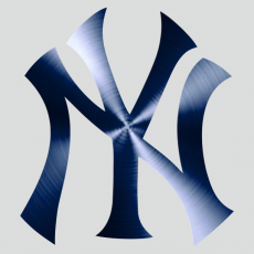 New York Yankees Stainless steel logo heat sticker