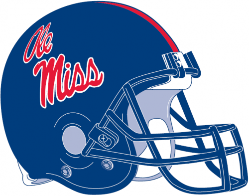 Mississippi Rebels 1996-Pres Helmet heat sticker