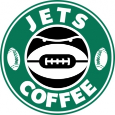 New York Jets starbucks coffee logo custom vinyl decal
