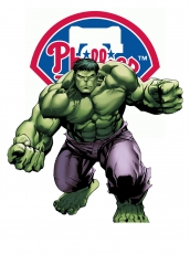 Philadelphia Phillies Hulk Logo custom vinyl decal