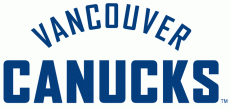 Vancouver Canucks 2007 08-Pres Wordmark Logo heat sticker
