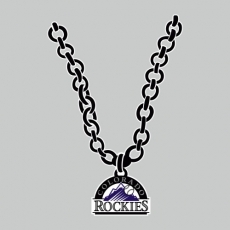 Colorado Rockies Necklace logo custom vinyl decal