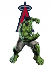 Los Angeles Angels of Anaheim Hulk Logo heat sticker