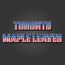 Toronto Maple Leaves American Captain Logo heat sticker