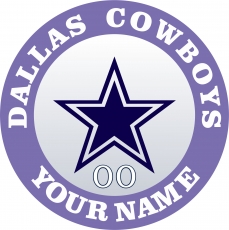 Dallas Cowboys Customized Logo heat sticker