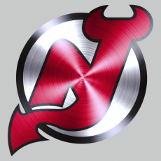 New Jersey Devils Stainless steel logo heat sticker