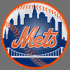 New York Mets Plastic Effect Logo heat sticker