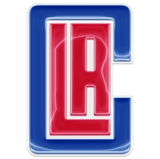 Los Angeles Clippers Crystal Logo heat sticker