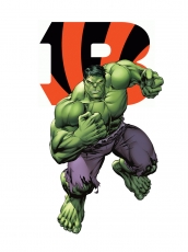 Cincinnati Bengals Hulk Logo custom vinyl decal