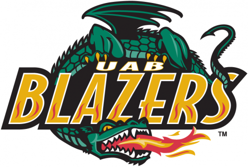 UAB Blazers 1996-2014 Alternate Logo 03 custom vinyl decal