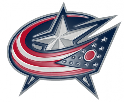 Columbus Blue Jackets Plastic Effect Logo custom vinyl decal