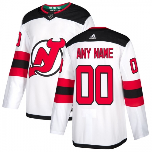 New Jersey Devils Custom Letter and Number Kits for Alternate Jersey Material Vinyl