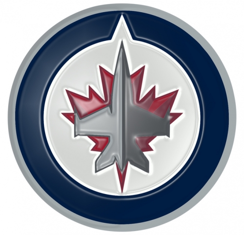 Winnipeg Jets Plastic Effect Logo custom vinyl decal