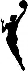 WNBA 2020-Pres Alternate Logo custom vinyl decal