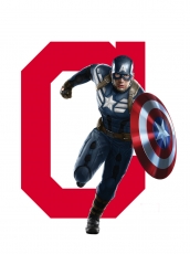 Cleveland Indians Captain America Logo heat sticker