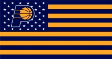 Indiana Pacers Flag001 logo custom vinyl decal