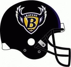 Baltimore Ravens 1996-1998 Helmet Logo heat sticker