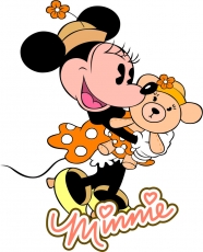 Minnie Mouse Logo 10 heat sticker