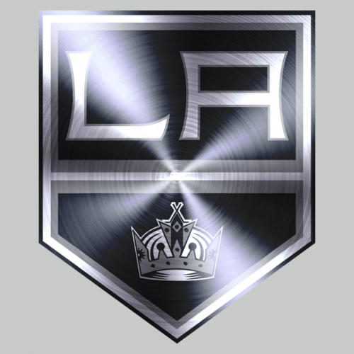 Los Angeles Kings Stainless steel logo custom vinyl decal