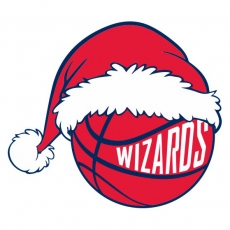Washington Wizards Basketball Christmas hat logo custom vinyl decal