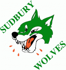 Sudbury Wolves 1987 88-1988 89 Primary Logo heat sticker