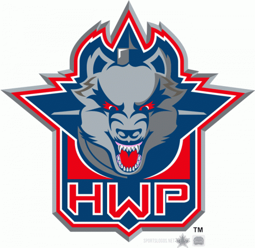 Hartford Wolf Pack 2009 Alternate Logo custom vinyl decal