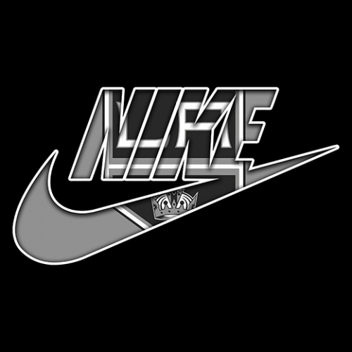 Los Angeles Kings Nike logo heat sticker