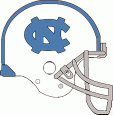 North Carolina Tar Heels 1963-1966 Helmet custom vinyl decal