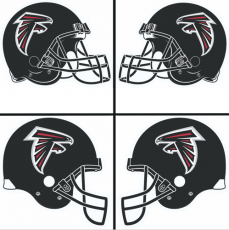 Atlanta Falcons Helmet Logo heat sticker