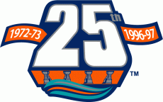 New York Islanders 1996 97 Anniversary Logo custom vinyl decal