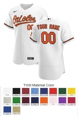 Baltimore Orioles Custom Letter and Number Kits for Home Jersey Material Twill
