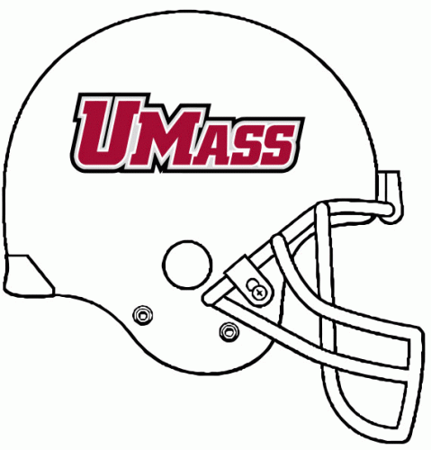 Massachusetts Minutemen 2005-Pres Helmet custom vinyl decal