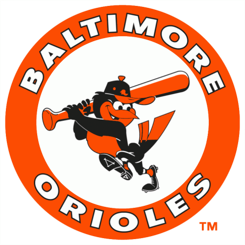 Baltimore Orioles 1989-1991 Primary Logo heat sticker