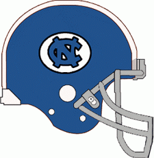 North Carolina Tar Heels 1967-1977 Helmet heat sticker