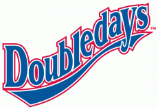 Auburn Doubledays 1996-Pres Wordmark Logo heat sticker
