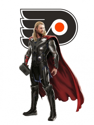 Philadelphia Flyers Thor Logo custom vinyl decal