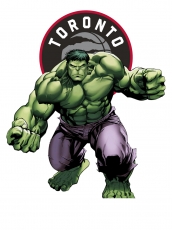 Toronto Raptors Hulk Logo custom vinyl decal