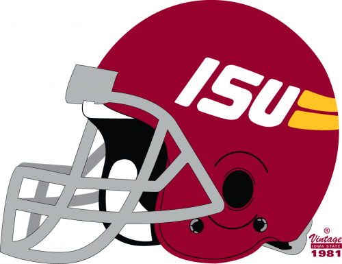 Iowa State Cyclones 1981-1983 Helmet custom vinyl decal